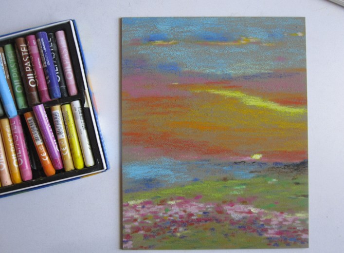 Vibrant Vistas: Mastering the Oil Pastel Landscape插图3