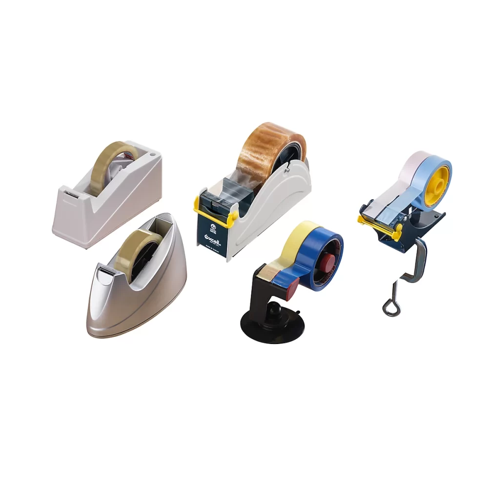 Portable adhesive dispensers