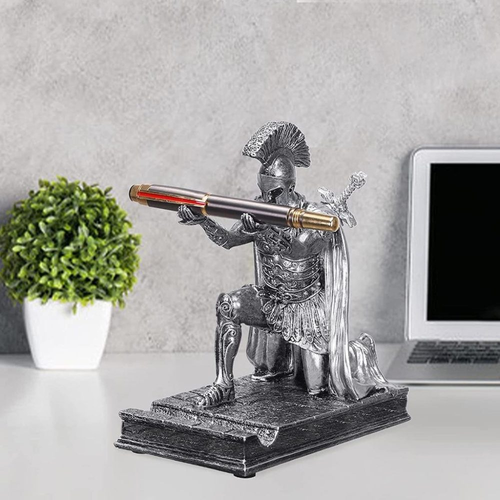 Knight-themed desk accessories