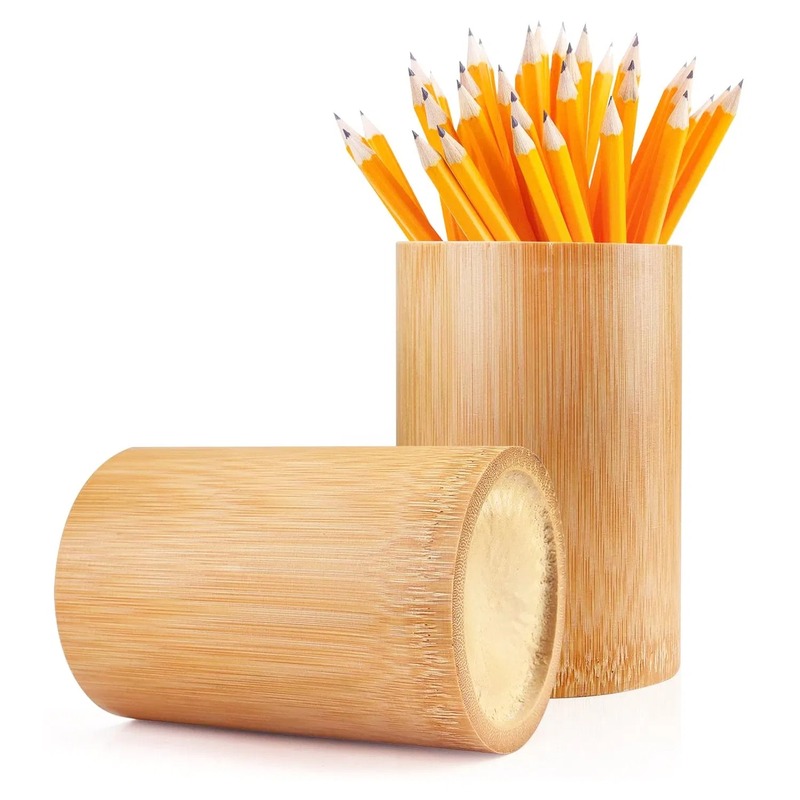 Bamboo pen stand