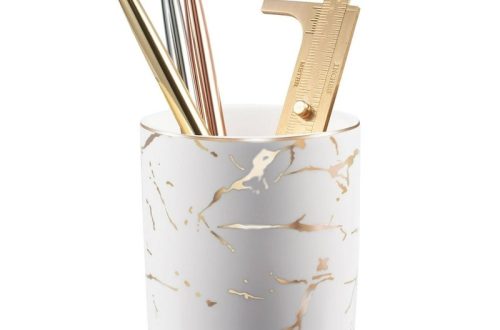 Marble pen holder