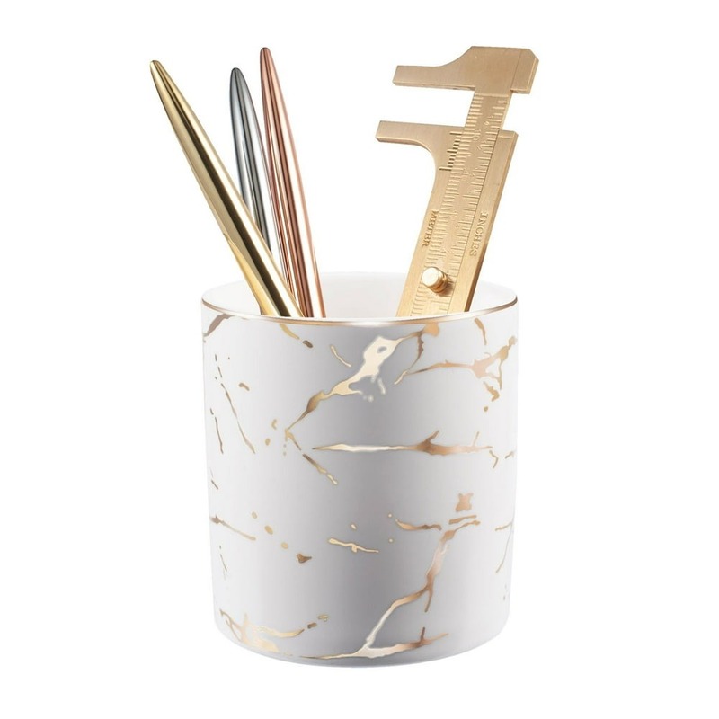 Marble pen holder