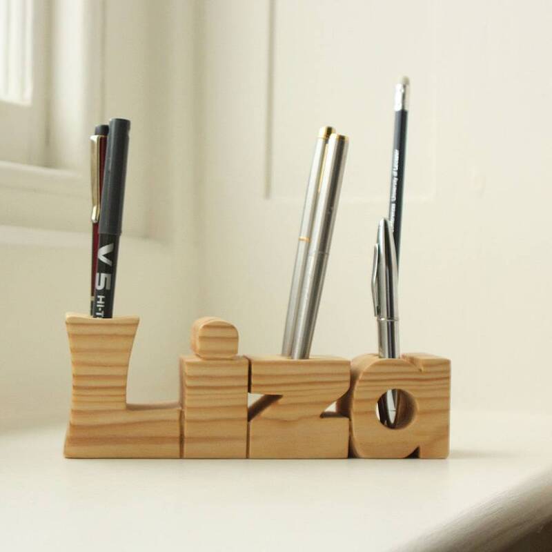 Custom pen holder